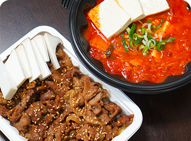 김치찌개 + 직화고기 SET